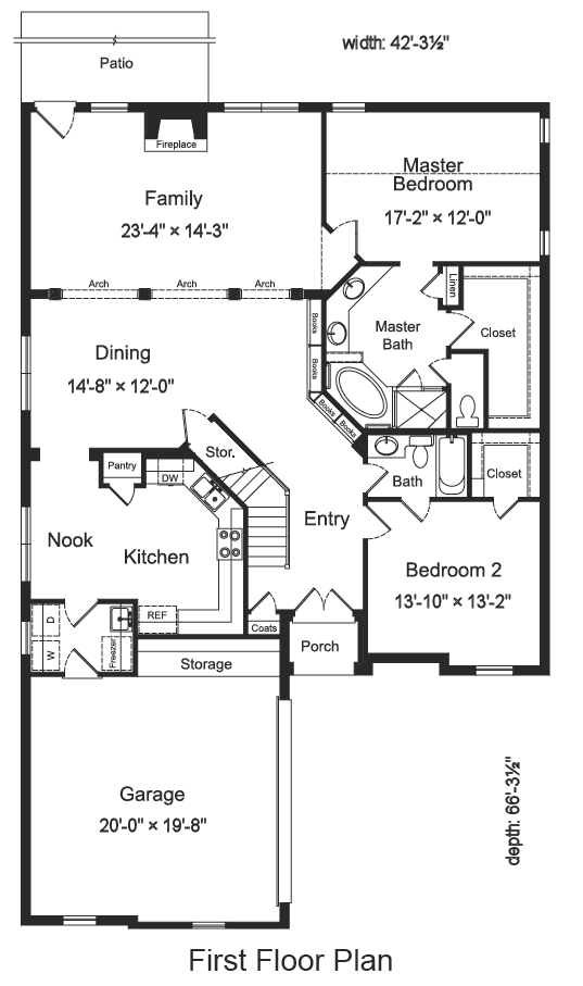 1st Floor Plan